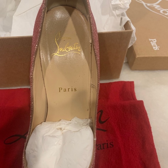 So Kate Pink Glitter Tisse Heels - Picture 3 of 15